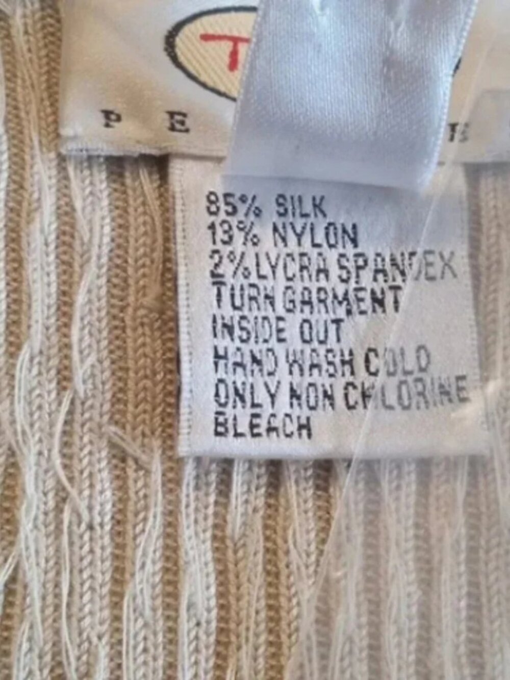NWT Talbots Silk Sweater w/ Sparkly Sequins - Picture 4 of 6